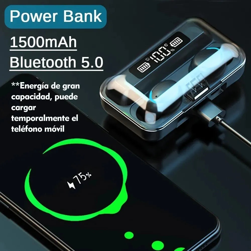 Auriculares Inalámbricos Bluetooth Touch Pull Power Beat