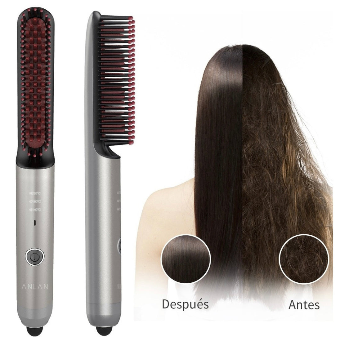 Peine Aislador de Cabello para Dama