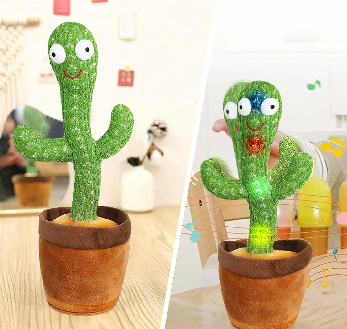 Cactus Peluche Canta-Graba-Baila